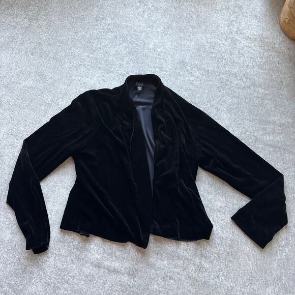 Eileen Fisher Jackets & Blazers - Eileen Fisher Velvet Cardigan Jacket